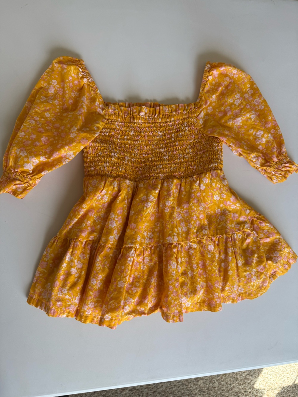 Crown & Ivy Smocked Girl’s Top